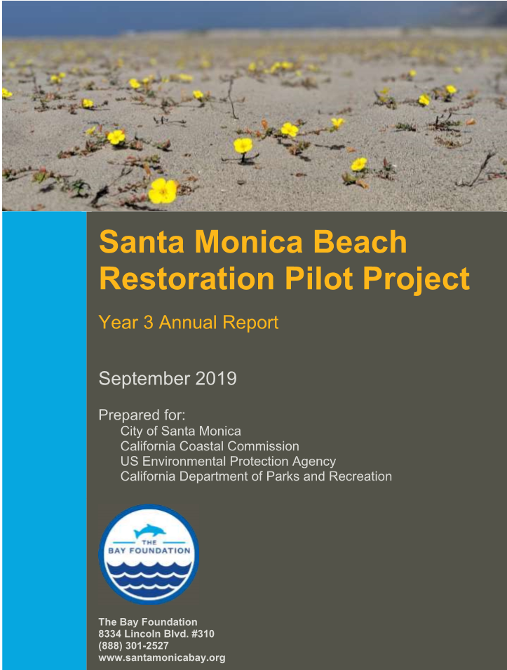 Santa Monica Beach Restoration Pilot Project