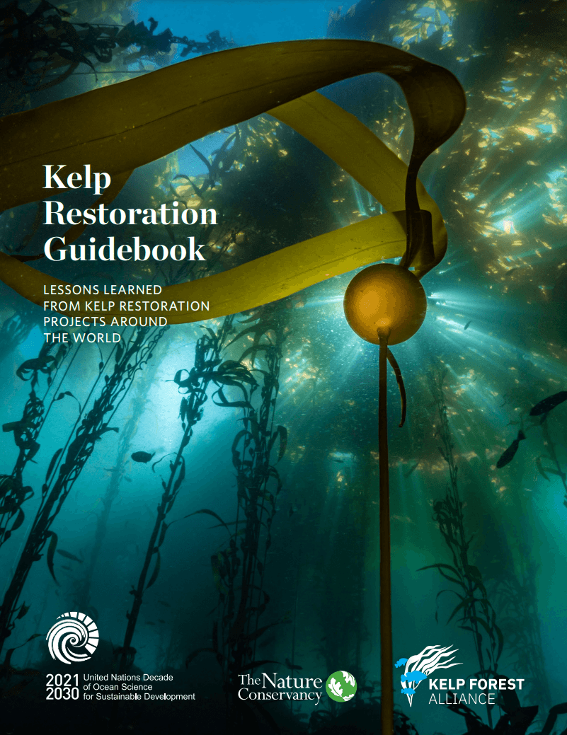 Kelp Restoration Guidebook Cover